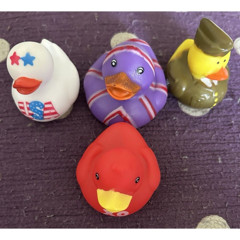 4 Rubber Duck Toys